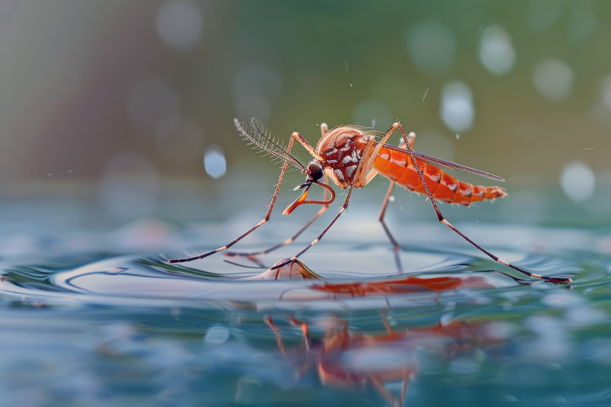 Close-up image of a mosquito related to mosquito control Singapore awareness
